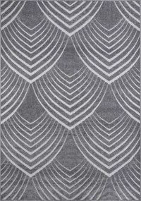Koberec Oksy 160x230 cm, šedá geometria%