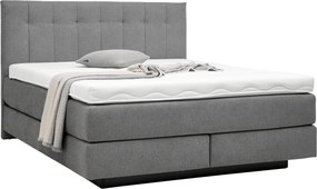 XXXLutz BOXSPRINGOVÁ POSTEĽ, 180/200 cm, sivá Beldomo - Sleep - Postele - 002873002402