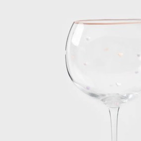 Pohár AMANTI so srdcami 731747 550 ml