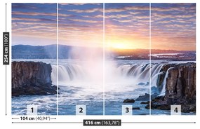 Fototapeta Vliesová Selfoss vodopád 250x104 cm