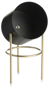 Kvetináč na stojane LOFT III 22 cm čierny