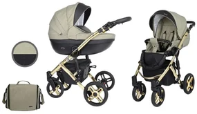 Kočík Kunert Mila Premium gold frame 2v1 - 16