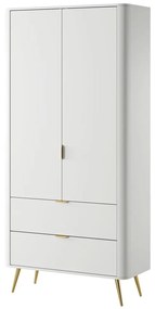 Šatníková skriňa Ovenia O5  (biela). Vlastná spoľahlivá doprava až k Vám domov. 1100308