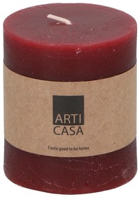 Sviečka Arti Casa, červená, 7 x 8 cm