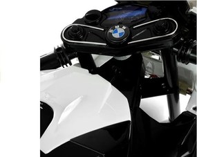 LEAN CARS Elektrická motorka pre deti BMW S1000RR čierna trojkolesová