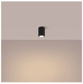 Čierne bodové svietidlo Gleam – Sollux