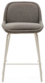 Barová stolička sivobéžová (výška sedadla 65 cm) Aimin – Kave Home