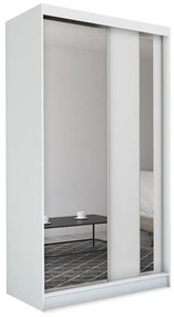 Skriňa s posuvnými dverami a zrkadlom GRACJA, 180x216x61, sonoma