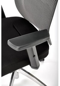 Kancelárska stolička ELMIR čierna/sivá