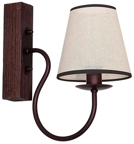 Nástenné svietidlo CARIN 1xE14/60W/230V tmavá