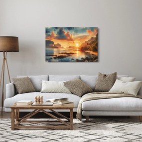 Obraz - Pohľad z pláže (90x60 cm)