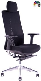 SEGO Kancelárska stolička EGO BLACK & WHITE čalúnenie PACIFIC koženka