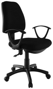 Kondela Kancelárska stolička, čierna, COLBY NEW