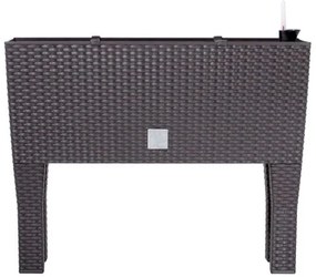 Truhlík RATAN CASE HIGH tmavohnedý