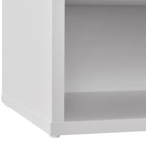 InternetovaZahrada Lavica na topánky 104x30x48 cm - biela