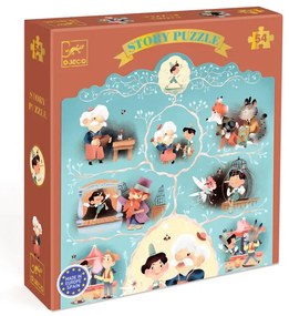 Djeco Rozprávkové puzzle: Pinocchio