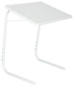 IKO Skladací príručný stolík pod notebook 52x40cm biely