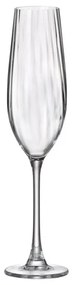 BOHEMIA COLUMBA OPTIC POHÁR NA ŠAMPANSKÉ 260ML SADA 2KS