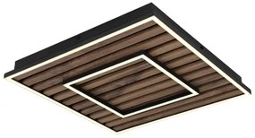 Globo 67345D1 - LED stropné svietidlo WOODY LED/36W/230V 3000K 45x45 cm