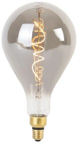 E27 Stmievateľná LED žiarovka so špirálovým vláknom A165 Dymová 4W 120lm 1800K