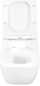 Rea Martin - závesná WC misa Rimless 51x37 s pomaly-padajúcim sedátkom, biela, REA-C8006