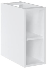 Závěsná skříňka pod umyvadlo Iconic s deskou 140 cm bílá/růžová