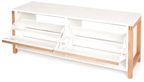 Lavica so skrinkou na topánky Woodman Northgate