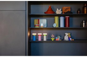 Modrá LED stmievateľná stolová lampa (výška 17,5 cm) Victoria – Remember