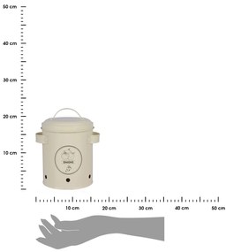 Kovová nádoba na cibuľu Vintage, 19,5x17 cm