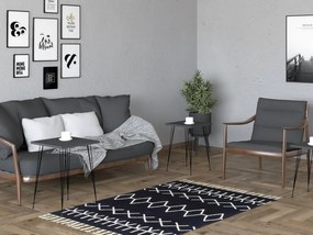 Set 3ks. konferenčných stolíkov Pakamo (čierna + antracit). Vlastná spoľahlivá doprava až k Vám domov. 1094318