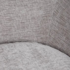 Kreslo LUNAIRE zamatové, sivé 872162