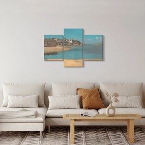 Obraz - Odilon Redon, Village by the Sea in Brittany, reprodukcia (90x60 cm)