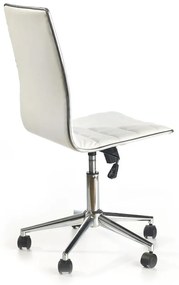 Kancelárska otočná stolička TIROL — ekokoža, viac farieb Sivá