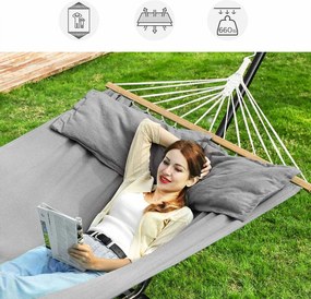 Dvojitá hojdacia sieť 210 x 150 cm SONGMICS GDC022G01