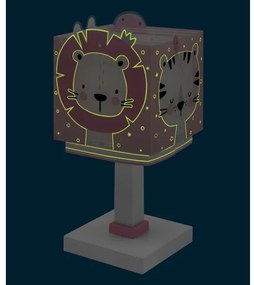 Dalber 63111NS - LED detská lampička BABY JUNGLE 1xG4/4W/230V ružová