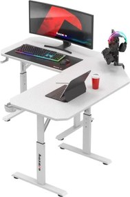 Herný rohový stôl Hero 7.3 biely