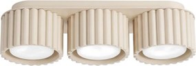 Sollux SL.2630 - Bodové svietidlo AURA 3xGX53/10W/230V krémové