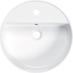 Deante Umývadlo na dosku Round ø42 cm - CGR 6U4B, keramika