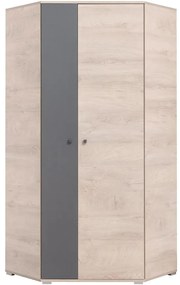 Rohová skriňa Delta dl2 dub/antracit