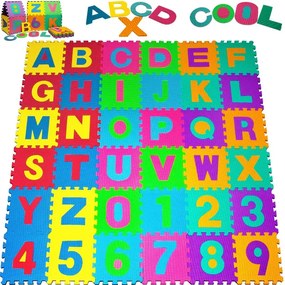 Spielwerk Penová podložka pre deti PUZZLE, 86 dielov, viacfarebná