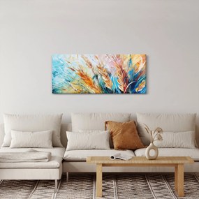 Obraz - Pšenica, abstrakcia (120x50 cm)