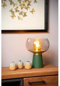 Lucide 05540/01/33 - Stolná lampa FARRIS 1xE27/25W/230V zelená