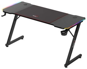 PC stolík Hyperion 3.3 (čierna + viacfarebná) (s LED osvetlením). Akcia -18%. Vlastná spoľahlivá doprava až k Vám domov. 1087506
