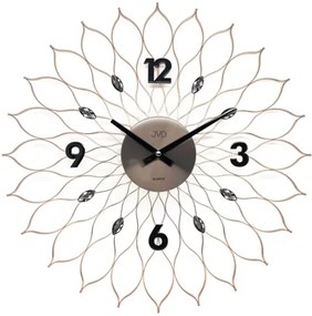 Nástenné dekoračné hodiny JVD HT115.2, 49cm medená