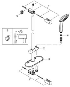 GROHE 27227001 - Sprchová súprava EUPHORIA 900 mm lesklý chróm