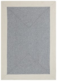 NORTHRUGS - Hanse Home koberce Kusový koberec Braided 105555 Grey Creme – na von aj na doma - 160x230 cm