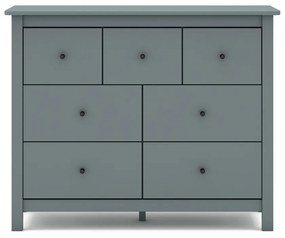 Komoda sivozelená z borovicového dreva 110x80x40 cm Misti – Marckeric