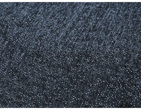 Tmavomodrá ženilková rozkladacia/s úložným priestorom rohová pohovka (ľavý roh/s leňoškou) Everest – Bobochic Paris