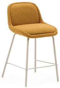 Barová stolička v horčicovej farbe (výška sedadla 65 cm) Aimin – Kave Home
