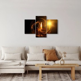 Obraz sviečky (90x60 cm)
